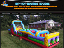 Tablet Screenshot of hiphopbouncehouses.com